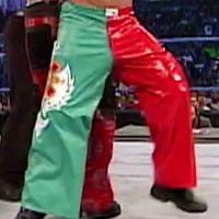 Pants, Cross: Split Green & Red