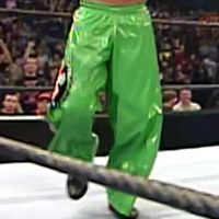 Pants, Cross: Green w/ Orange