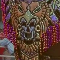 Aztec Warrior: Green & Purple