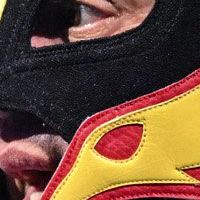 Mask: Black w/ Red & Yellow