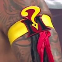 Tights, Falcons: Yellow w/ Black & Red