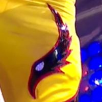 Tights, Falcons: Yellow w/ Black & Red