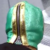 Mask: Green w/ Gold & Red