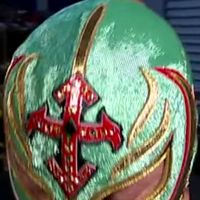 Mask: Green w/ Gold & Red