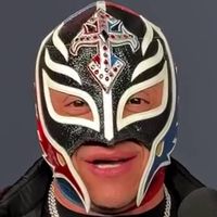 Mask: Black w/ Blue & Red