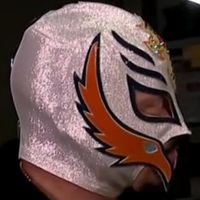 Mask: White w/ Orange