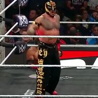 Rey Mysterio - Pants, Gothic: Black w/ Gold