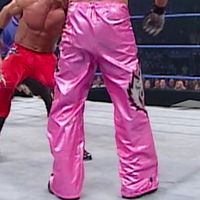 Pants, Cross: Pink w/ Black